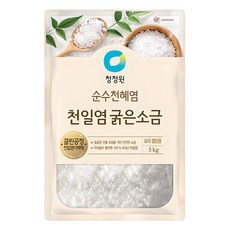 청정원 천일염 굵은소금, 5kg, 1개