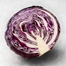 국내산 적양배추 1/2통, 400g, 1개