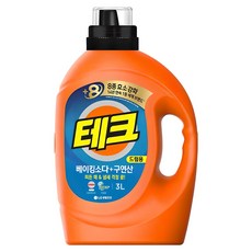 테크 베이킹소다 + 구연산 드럼용 액상세제 본품, 3L, 1개입, 1개