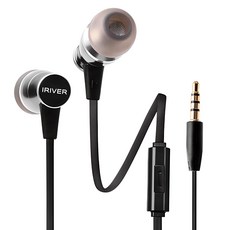 IRIVER 入耳式有線耳機, 黑色, BHC-180