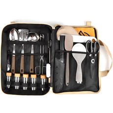 Breeze You All-in-One 露營廚房工具 22 種全套帶袋, 1套, 混合顏色