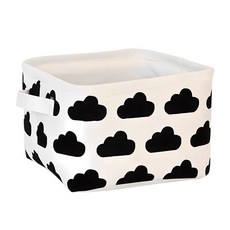 Zaka Shadow 主題布藝籃, 雲, 1入