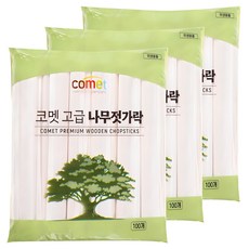 comet 高級木筷, 100入, 3個