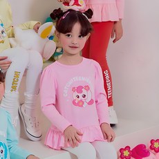 emotioncastle 女童用 Teenieping 哈啾萍 長袖緊身褲上下套裝