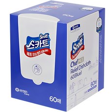 Scott 可麗舒 Chef 安心抹布, 60入, 1個