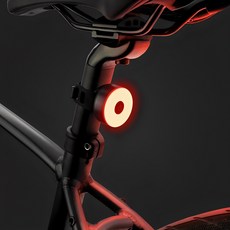 ACEPEED 多功能自行車尾燈, 黑色, 1個