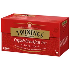트와이닝 잉글리쉬 브랙퍼스트 티백, 2g, 25개입, 1세트