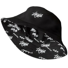 Socks Panda 雙面字母漁夫帽