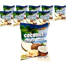 럭키세븐 코코넛칩, 32g, 10개
