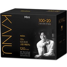 KANU 哥倫比亞深焙含糖美式咖啡, 3g, 120條, 1盒