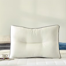 모던하우스 커버가 필요없는 경추굽베개, 아이보리, 1개