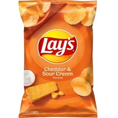 Lay's 樂事 洋芋片 切達起司酸奶油口味, 1包, 184.2g