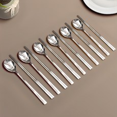 Williv Sten Nova 餐具套組, 亮銀色, 湯匙6入+筷子6雙, 1組