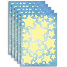 fantastix 夜光星星貼紙 5p, 大星星, 16 x 23.5 cm