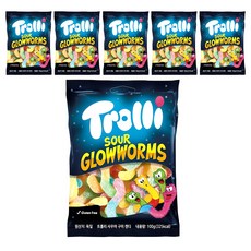 Trolli 酸味蚯蚓造型軟糖 12入, 100g, 6包
