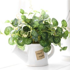 행복한마을 조화 화분, 물조리개아이비, 1개