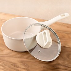 IH鍛造單柄鍋, 1入, 18cm, 乳白色