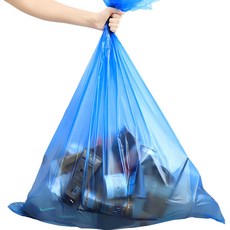 NATURE LIVING 藍色垃圾袋 80L 100個, 100入