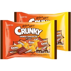 롯데웰푸드 롯데제과 미니 크런키, 171g, 2개