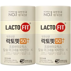 Chong Kun Dang 鍾根堂 LACTO-FIT 50+益生菌粉隨身包 60條入, 120g, 2罐