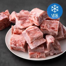 사조프레시미트 국내산 돈등뼈 감자탕용 3~5cm (냉동), 1kg, 3개