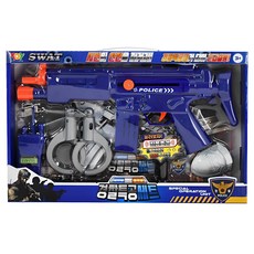 토이앤토이 경찰특공세트 역활놀이장난감, 혼합색상, 1개