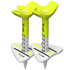 xnells Control 霓虹Plus高爾夫球釘, 霓虹綠, 2個