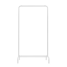 바네스데코 철제 심플 선반 행거, 화이트