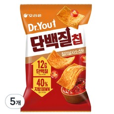 닥터유 오리온 단백질칩 칠리살사맛, 60g, 5개