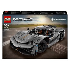 레고 테크닉 42173 Koenigsegg Jesko Absolut 그레이 하이퍼카, 혼합색상, 1개