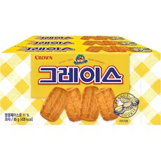 크라운 그레이스 과자쿠키, 85g, 3개