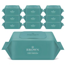 브라운 더 오리진 물티슈 캡형, 10개, 100매, 50g