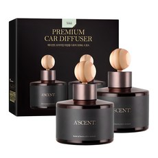 에이센트 차량용 디퓨저 세트, 그린에어리, 2개