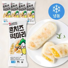 서울마님죽 콘치즈 떡마리 (냉동), 100g, 1개입, 5개