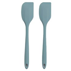 키친팩토리 프리미엄 파스텔 실리콘 미니 스패츌라, 제이드그린, 2개
