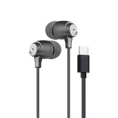 IRIVER Type C優質聲音立體聲耳機, ICP-G300, 黑色