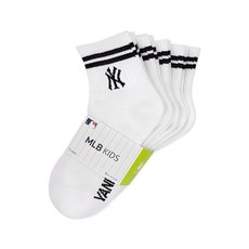 New York Yankees 兒童雙線中筒襪 5雙