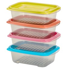 씨밀렉스 킵프리저 냉동실 전용용기 520ml, 4개, 1세트