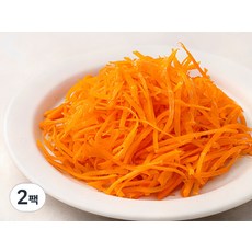 국내산 당근 채, 200g, 2팩