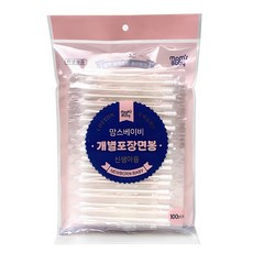 맘스베이비 신생아용 개별포장 면봉, 100개입, 1개