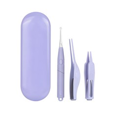 VITAHALO LED紫色發光耳扒3件組, 3種, 1個