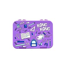 kong kong Kong Kong迷你圖案單層便當盒, 淺紫色, 1個