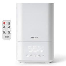 DAEWOO 大宇 智慧自動濕度調節遙控複合式加濕器 5L, 白色, DEH-R930
