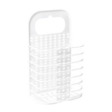 걸이식 접이형 빨래바구니, 화이트