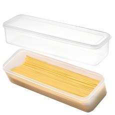 Lifesalim 多功能方形義大利麵收納盒 白色, 2入