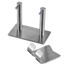 comet 家用不鏽鋼吹風機架 + 電線收納架 (正品3M貼紙), 單一顏色, 1個