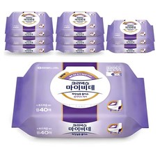 Kleenex Mybidet 掀蓋式柔膚濕紙巾, 40張, 9包