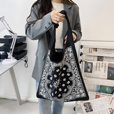 柔軟果凍佩斯利方巾環保袋, 混合顏色