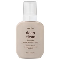 AVCA 毛孔深層清潔微米泡沫洗面乳, 1瓶, 500ml
