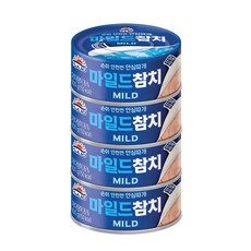 사조참치 마일드, 4개, 100g